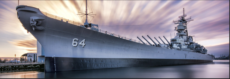 The Ghost Ship of the U.S.S. Wisconsin in Virginia