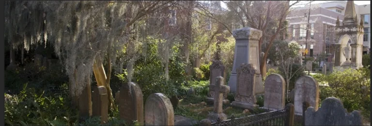 The Spirit of Annabel Lee at the Unitarian Church Cemetery in Charleston