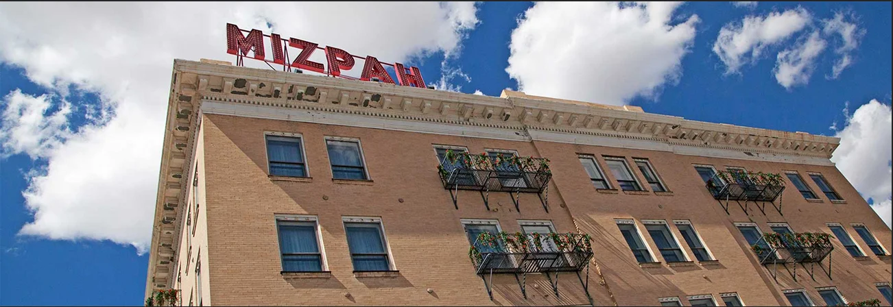 The Lady in Red at the Mizpah Hotel in Nevada