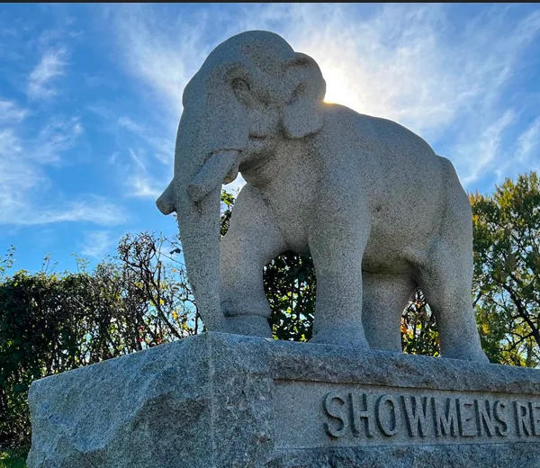 The Elephants of Showmen’s Rest in Illinois