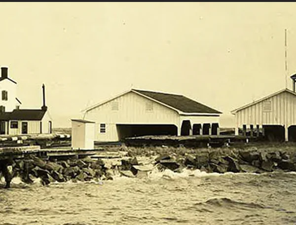 Prisoners of War at Point Lookout Lighthouse in Maryland