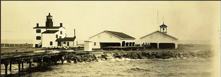 Prisoners of War at Point Lookout Lighthouse in Maryland