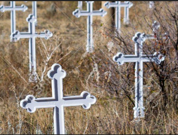 The Iron Crosses of Dawson Cemetery in New Mexico